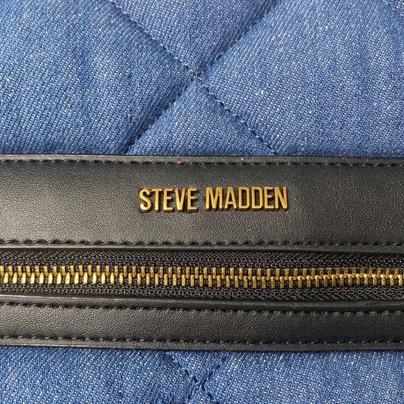 Steve Madden Bclair Quilted Denim Tote Bag Set - Picture 10 of 16